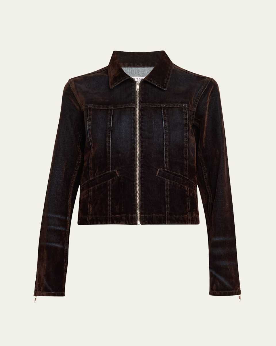 Slim Full-Zip Denim Jacket